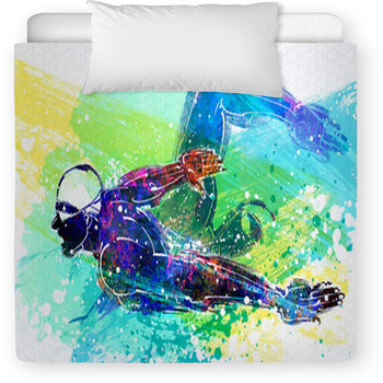Illustration Of Sports Toddler Comforter