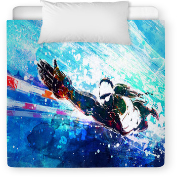 Illustration Of Sports Toddler Duvet