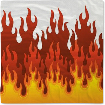 Image With Fire Theme 1 Baby Blanket