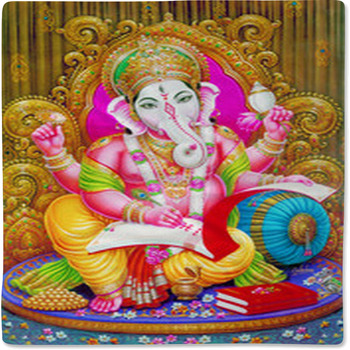 Indian God Ganesh Ji Baby Blanket