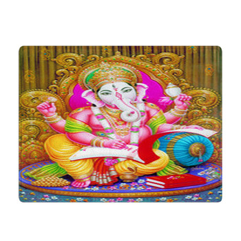 Indian God Ganesh Ji Bath Mat