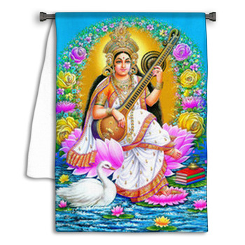 Indian Godess Saraswate Maa Towel