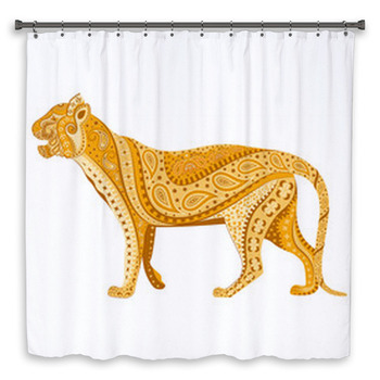 Indian Tiger Custom Size Shower Curtain