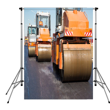 Intelligent Compaction For Asphalt  Pole Pocket Backdrop