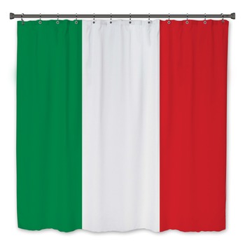 Italian Flag Bath Decor