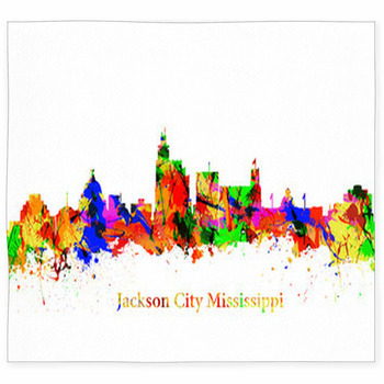 Jackson City Mississippi Custom Size Floor Mat