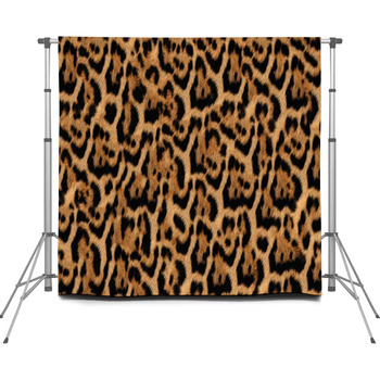 Jaguar, Leopard And Ocelot Skin Custom Size Backdrop
