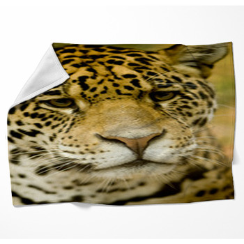 Jaguar - Panthera Onca Woven Throw Blanket