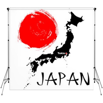 Japanese Flag Backdrops