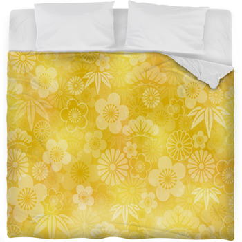 Japanese Pattern Fleece Bed Blanket