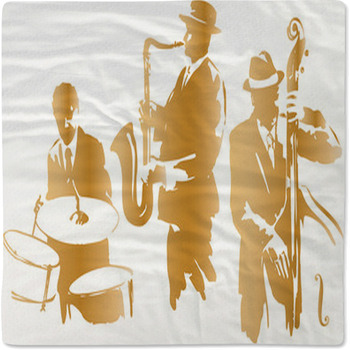 Jazz Trio Baby Blanket