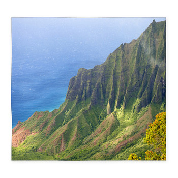 Kalalau Valley, Na Pali Coast, Custom Size Floor Mat