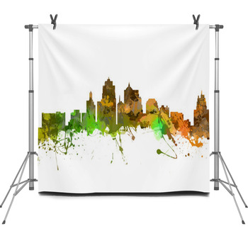 Kansas City Missouri Fleece Backdrop