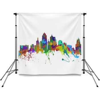 Kansas City Missouri Pole Pocket Backdrop