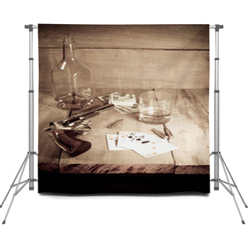 Kings Over Aces Custom Size Backdrop