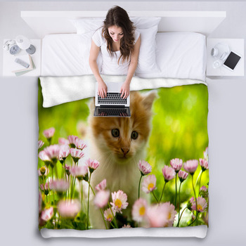 Kitten Fleece Blanket