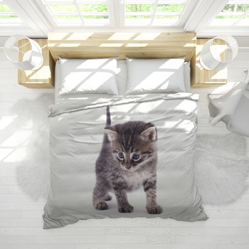 Kitten comforter deals