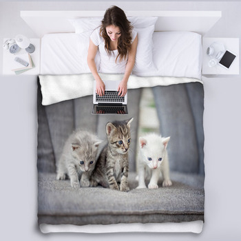Kittens Fleece Blanket