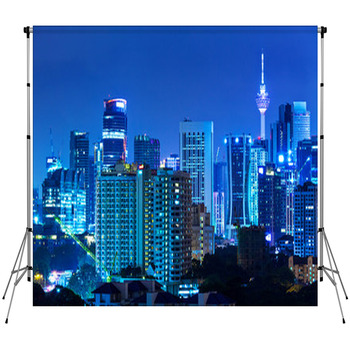 Kuala Lumpur City Fleece Backdrop
