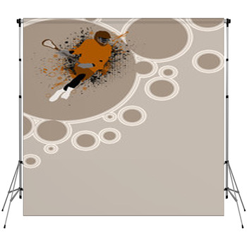 Lacrosse Background Custom Size Backdrop