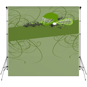 Lacrosse Background Fleece Backdrop