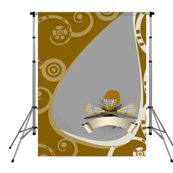 Lacrosse Background Pole Pocket Backdrop