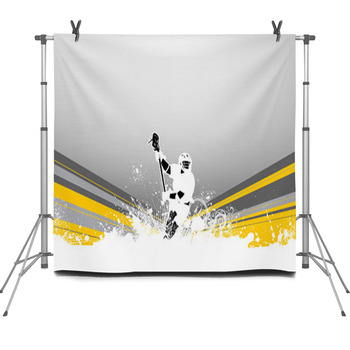 Lacrosse Fleece Backdrop