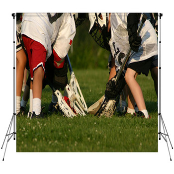 Lacrosse Game Custom Size Backdrop