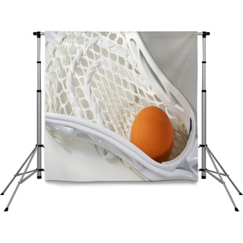 Lacrosse Head And Ball Pole Pocket Backdrop
