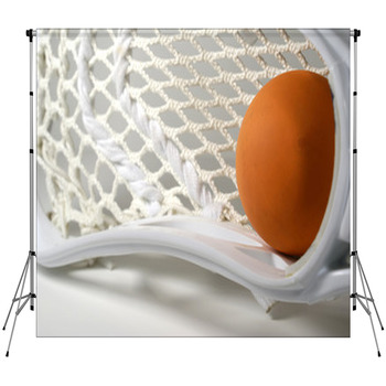 Lacrosse Head Macro Fleece Backdrop