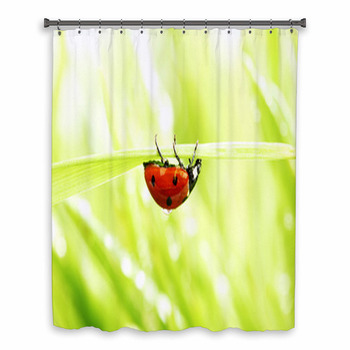 Ladybug Shower Curtains Mats Towels Personalize