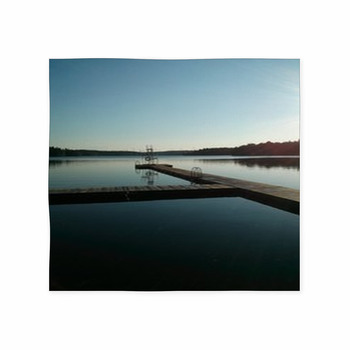 Lake In Evening Custom Size Floor Mat