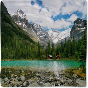 Lake Ohara, Yoho National Park Baby Blanket