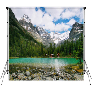 Lake Ohara, Yoho National Park Custom Size Backdrop