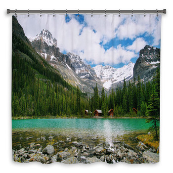 Lake Ohara, Yoho National Park Shower Curtain
