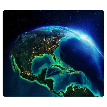 Land Area In North America The Night Area Rug