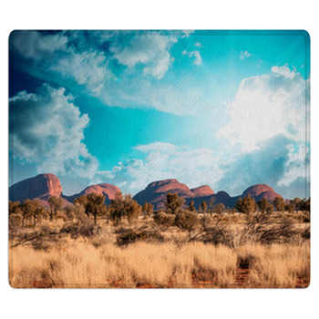 Landscape Of Australian Countryside Area Rug