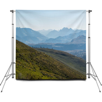 Landscape View Of Yellowstone Custom Size Backdrop