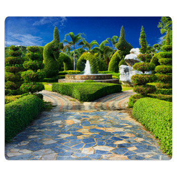 Landscaping In The Garden Design. Area Rug