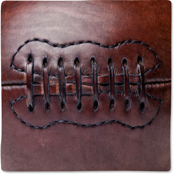 Leather Vintage Football Baby Blanket