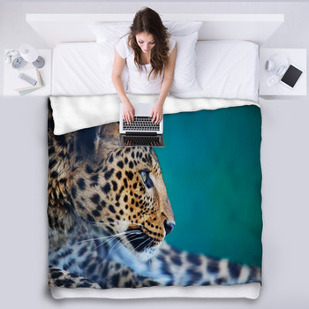 Leopard Fleece Blanket