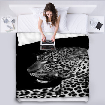 Leopard Fleece Blanket