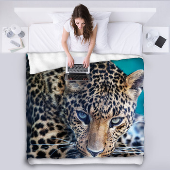 Leopard Fleece Blanket