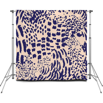 Leopard Pattern Custom Size Backdrop