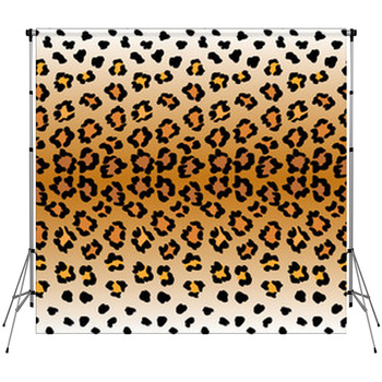 Leopard Pattern Fleece Backdrop