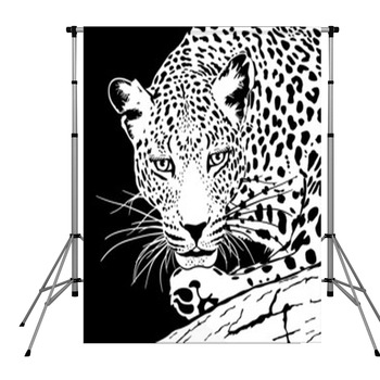 Leopard Pole Pocket Backdrop