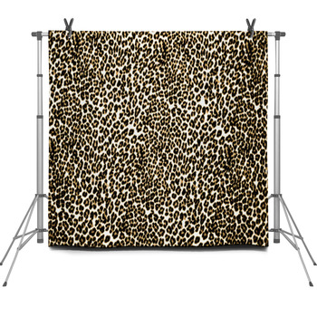 Leopard Print Fleece Backdrop