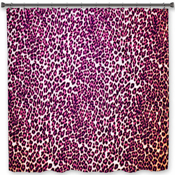 Leopard Print Shower Curtains Mats Towels Personalize