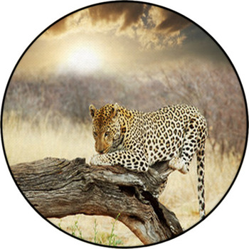 Leopard Round Rug