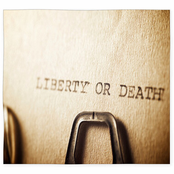 Liberty Or Death Custom Size Floor Mat